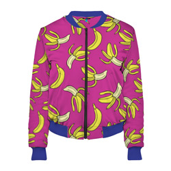 Женский бомбер 3D Banana pattern Summer Color