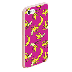 Чехол для iPhone 5/5S матовый Banana pattern Summer Color - фото 2