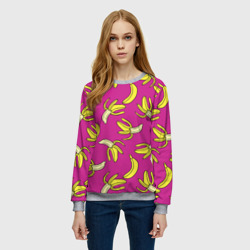 Женский свитшот 3D Banana pattern Summer Color - фото 2