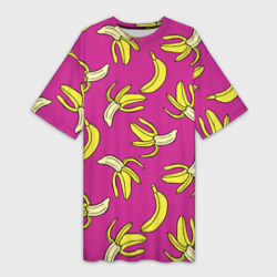 Платье-футболка 3D Banana pattern Summer Color