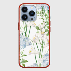 Чехол для iPhone 13 Pro Цветы Утонченные и Яркие