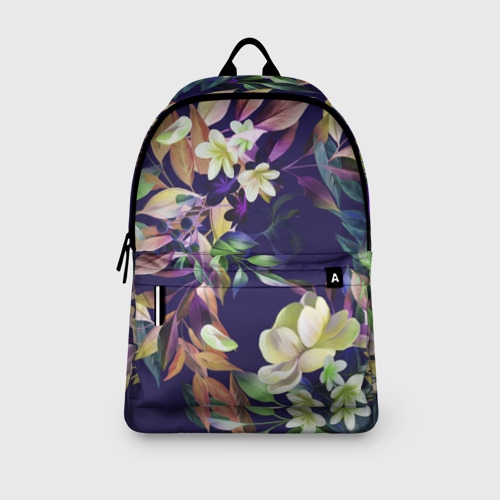 Рюкзак 3D с принтом Цветы Красочный Букет, вид сбоку #3