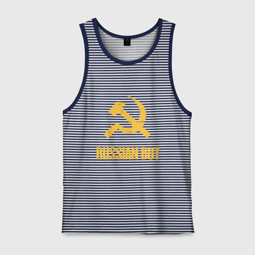 Мужская майка хлопок Russian Bot