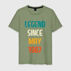 Мужская футболка хлопок Legend Since May 1987