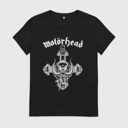 Женская футболка хлопок Motorhead lemmy