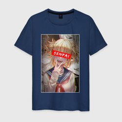 Надпись Senpai Ahegao – Мужская футболка хлопок с принтом купить со скидкой в -20%