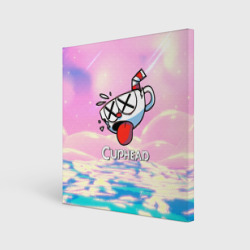 Холст квадратный Cuphead Разбитая    чашечка