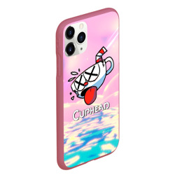 Чехол для iPhone 11 Pro Max матовый Cuphead Разбитая    чашечка - фото 2