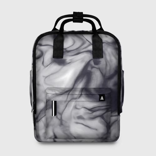 Женский рюкзак 3D Бело-черный тай-дай