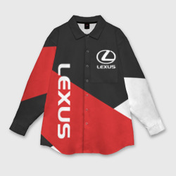 Мужская рубашка oversize 3D Lexus Лексус три цвета