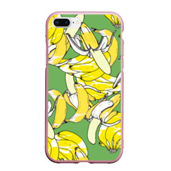 Чехол для iPhone 7Plus/8 Plus матовый Banana pattern Summer Food