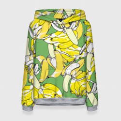 Женская толстовка 3D Banana pattern Summer Food