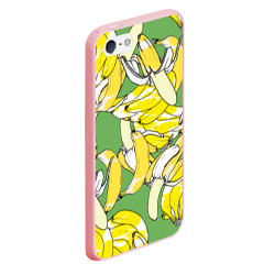 Чехол для iPhone 5/5S матовый Banana pattern Summer Food - фото 2