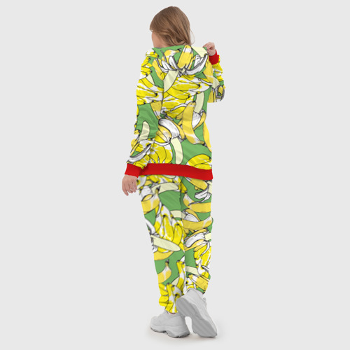 Женский костюм 3D Banana pattern Summer Food, цвет красный - фото 6