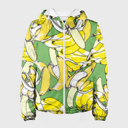 Женская куртка 3D Banana pattern Summer Food