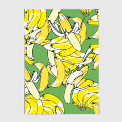 Постер Banana pattern Summer Food