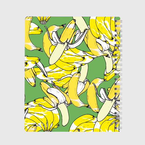 Тетрадь Banana pattern Summer Food, цвет клетка - фото 2