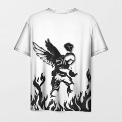 Мужская футболка 3D CS:GO - Defuse Angel Graffiti