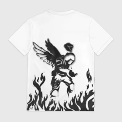 Мужская футболка 3D CS:GO - Defuse Angel Graffiti