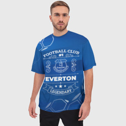 Мужская футболка oversize 3D Everton - фото 2