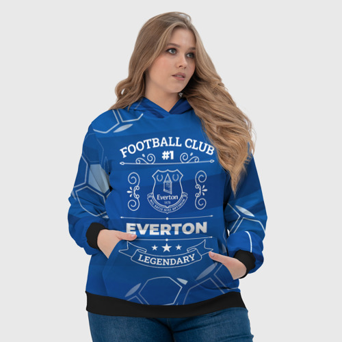 Женская толстовка 3D Everton, цвет 3D печать - фото 6