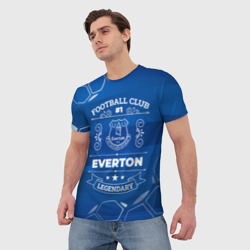 Мужская футболка 3D Everton - фото 2