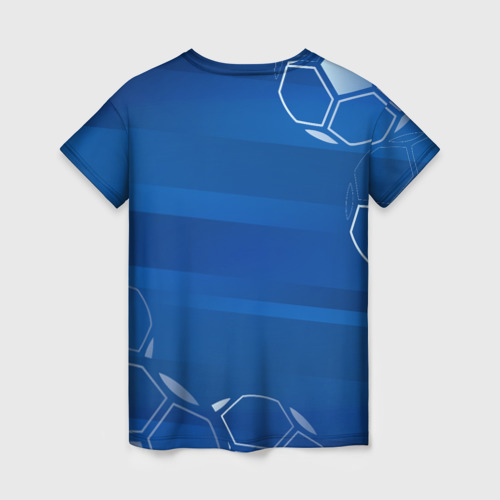 Женская футболка 3D с принтом Everton, вид сзади #1