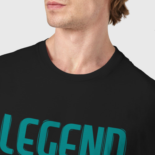 Мужская футболка хлопок Legend Since May 1994, цвет черный - фото 6