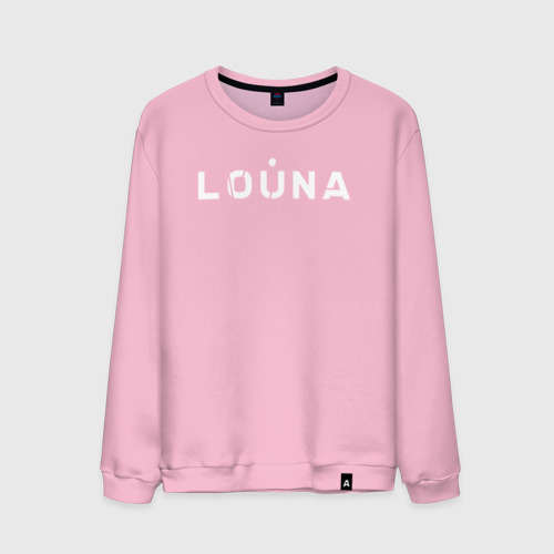 Мужской свитшот хлопок Лоуна Louna 1984, цвет светло-розовый