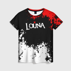 Женская футболка 3D Louna band
