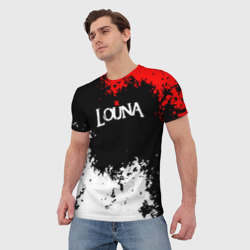 Мужская футболка 3D Louna band - фото 2