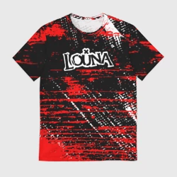 Мужская футболка 3D Louna краски