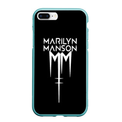 Чехол для iPhone 7Plus/8 Plus матовый Marilyn Manson rock n roll