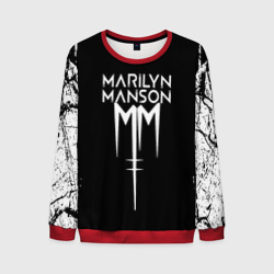 Мужской свитшот 3D Marilyn Manson rock n roll