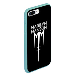 Чехол для iPhone 7Plus/8 Plus матовый Marilyn Manson rock n roll - фото 2