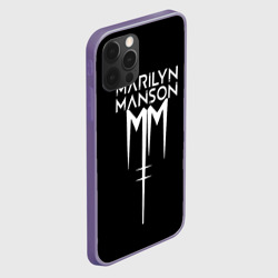 Чехол для iPhone 12 Pro Max marilyn manson rock n roll - фото 2