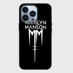 Чехол для iPhone 13 Pro Marilyn Manson rock n roll