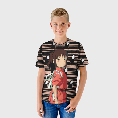 Детская футболка 3D Sen to Chihiro, цвет 3D печать - фото 3