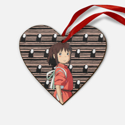 Деревянная игрушка Сердце Sen to Chihiro