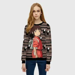 Женский свитшот 3D Sen to Chihiro - фото 2