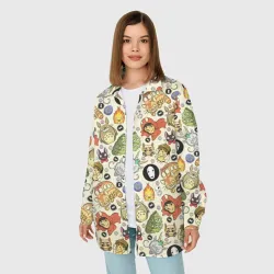 Женская рубашка oversize 3D Studio Ghibli Hero - фото 2