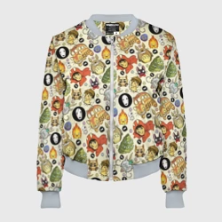 Женский бомбер 3D Studio Ghibli Hero