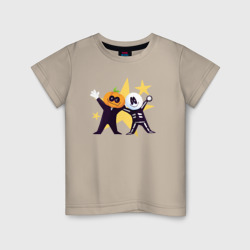 Детская футболка хлопок Жуткий Месяц, Скид и Памп