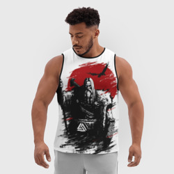 Мужская спортивная майка 3D Бог викингов следит за тобой - фото 2