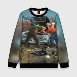 Детский свитшот 3D Руки в масле, шея в мыле - автомобиль и мастера