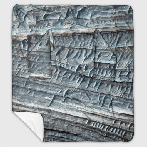 Плед с рукавами Текстура скалы Mountain Stone