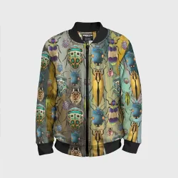 Детский бомбер 3D Яркие жуки