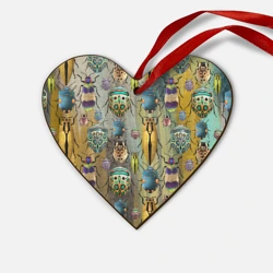 Деревянная игрушка Сердце Яркие жуки