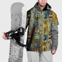 Накидка на куртку 3D Яркие жуки