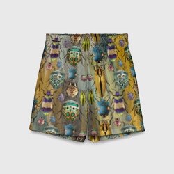 Детские спортивные шорты 3D Яркие жуки